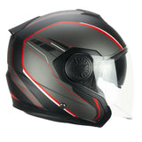 SKA-P - 1DG JET TOUR RACE Nero Rosso opaco - SECURTEX MOTOR S.L (t/a MaximoMoto)