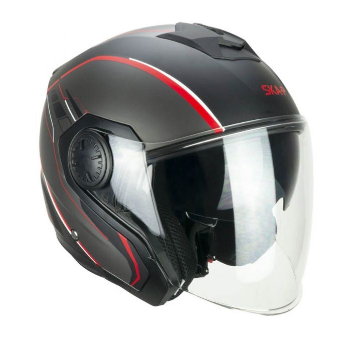 SKA-P - 1DG JET TOUR RACE Nero Rosso opaco - SECURTEX MOTOR S.L (t/a MaximoMoto)