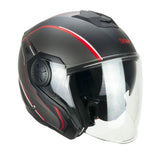 SKA-P - 1DG JET TOUR RACE Nero Rosso opaco - SECURTEX MOTOR S.L (t/a MaximoMoto)