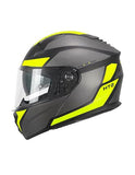 SKA-P 5THG Falcon Casco Modular Deportivo Negro Fluorescente Amarillo Mate - CASCO