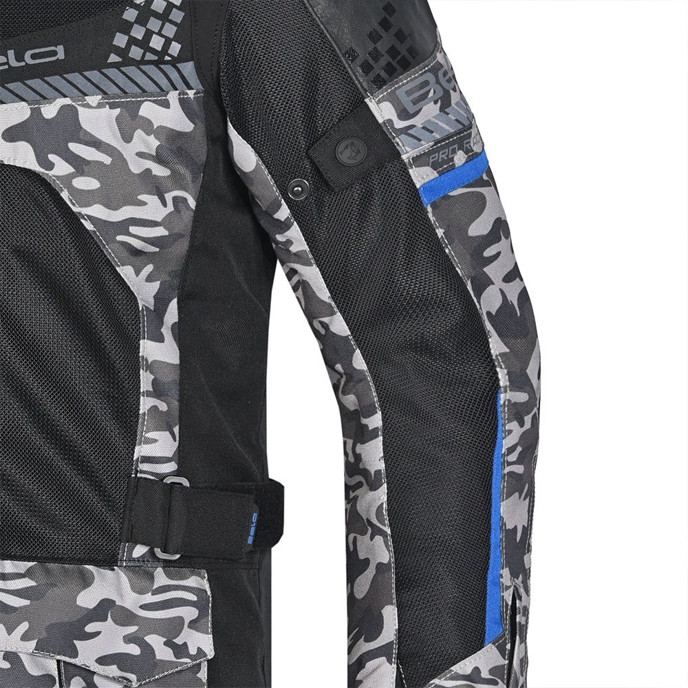 BELA - Chaqueta Textil Onsaker Camo/Negro/Azul - SECURTEX MOTOR S.L (t/a MaximoMoto)