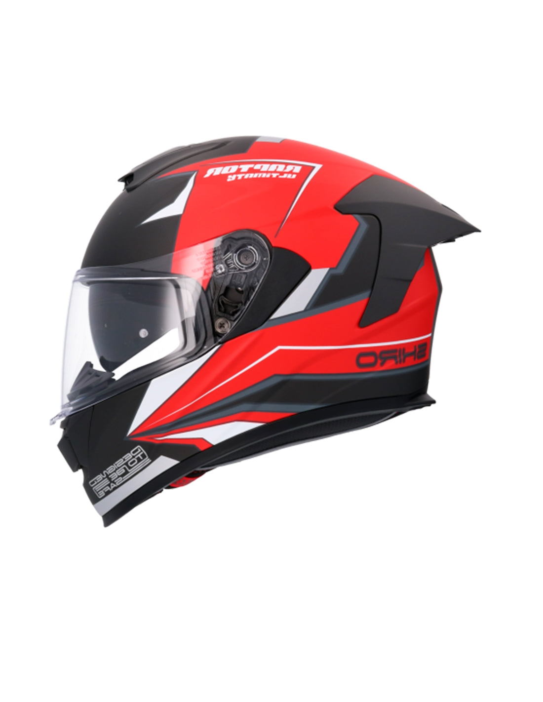 SHIRO CASCO RAPTOR ULTIMATE ROJO MATE - SECURTEX MOTOR S.L (t/a MaximoMoto)