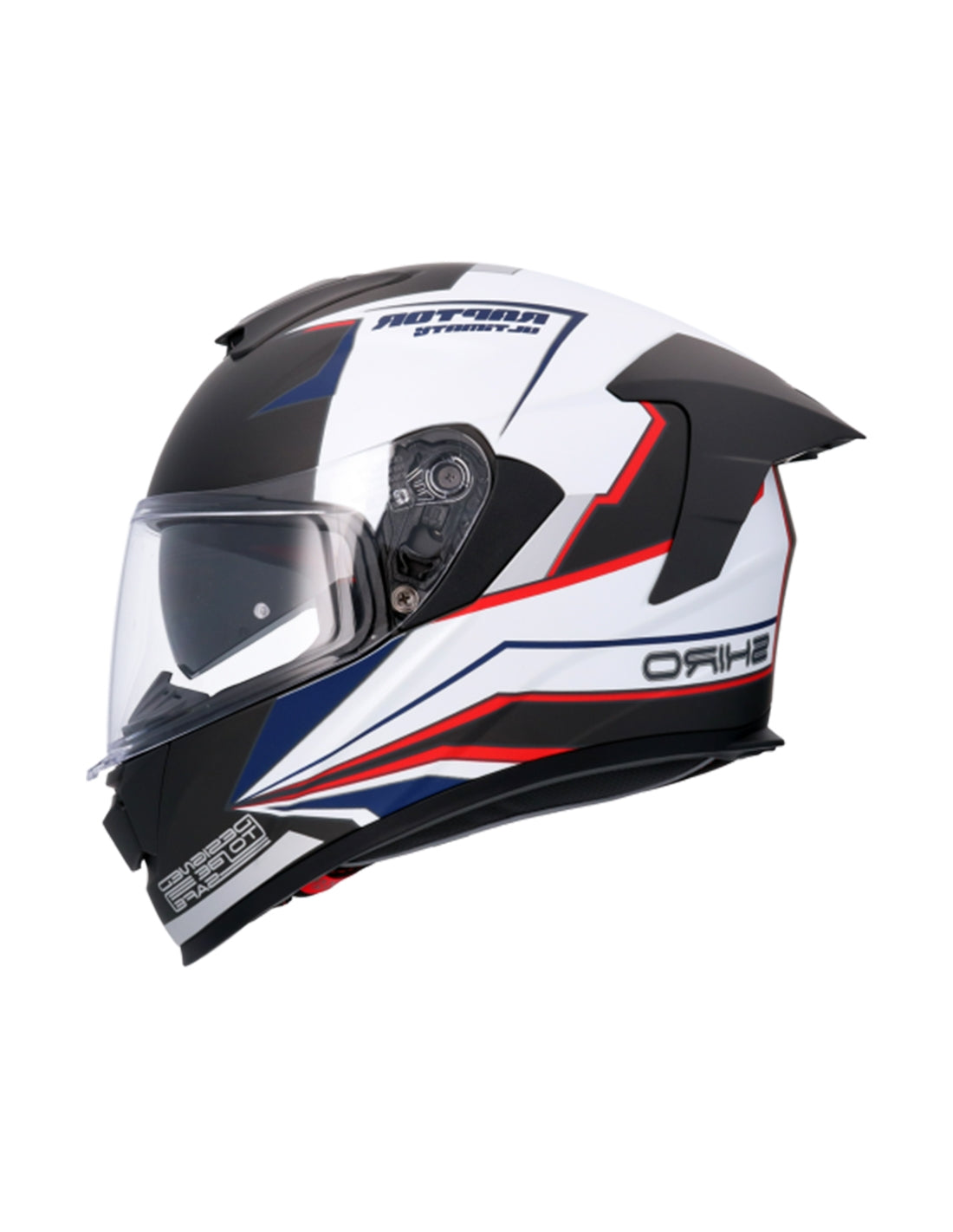 SHIRO CASCO RAPTOR ULTIMATE NG MATE_BLANCO - SECURTEX MOTOR S.L (t/a MaximoMoto)