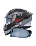SHIRO CASCO KATANA ORBE GRIS MATE - SECURTEX MOTOR S.L (t/a MaximoMoto)