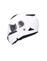 SHIRO CASCO SH-508 EXPLORER MONOCOLOR BLANCO - SECURTEX MOTOR S.L (t/a MaximoMoto)