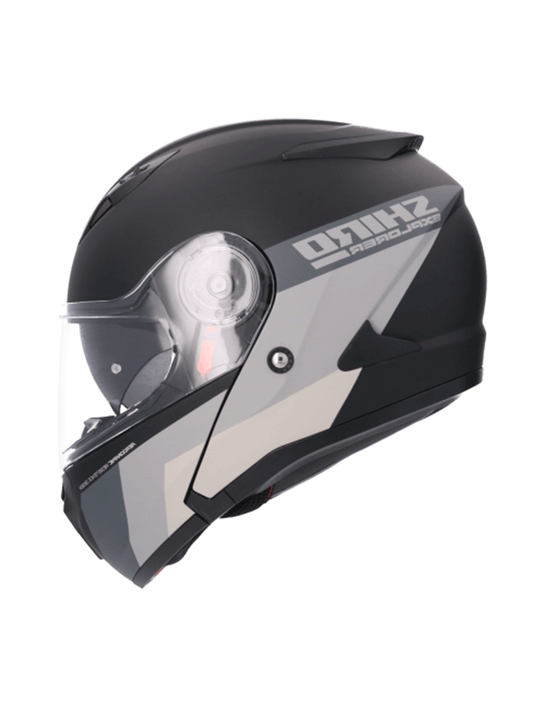 SHIRO CASCO EXPLORER MAVERICK TITANIUM MATE - SECURTEX MOTOR S.L (t/a MaximoMoto)