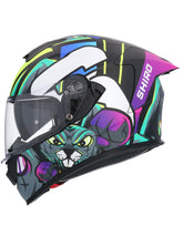 SHIRO CASCO RAPTOR CRAZY RABBIT MULTICOLOR MATE - SECURTEX MOTOR S.L (t/a MaximoMoto)