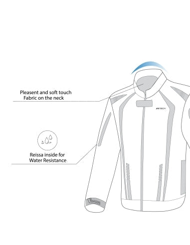 R-TECH CHAQUETA TEXTIL MARSHAL NEGRO/NARANJA - SECURTEX MOTOR S.L (t/a MaximoMoto)