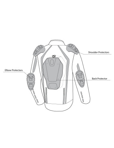 R-TECH CHAQUETA TEXTIL MARSHAL NEGRO/NARANJA - SECURTEX MOTOR S.L (t/a MaximoMoto)