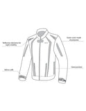 R-TECH - MARSHAL Negro/Naranja