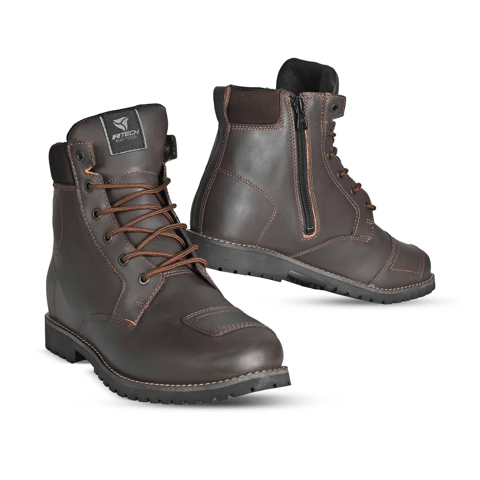 R-TECH - BOTAS PIEL HERITAGE WP MARRÓN - SECURTEX MOTOR S.L (t/a MaximoMoto)