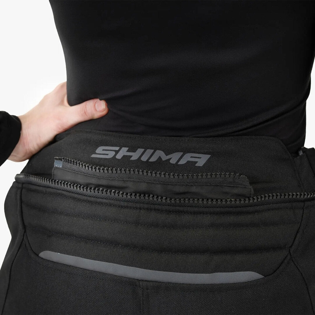 SHIMA RUSH 2.0 LADY IMPERMIABLE PANT BLK - SECURTEX MOTOR S.L (t/a MaximoMoto)