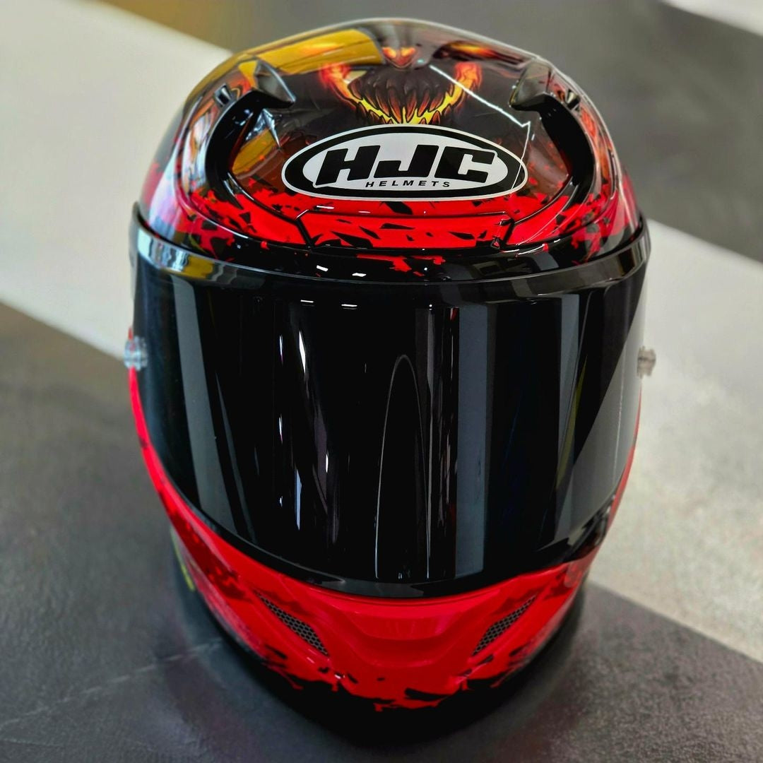 HJC RPHA12 DIABLO BIZZARD MC1 - SECURTEX MOTOR S.L (t/a MaximoMoto)