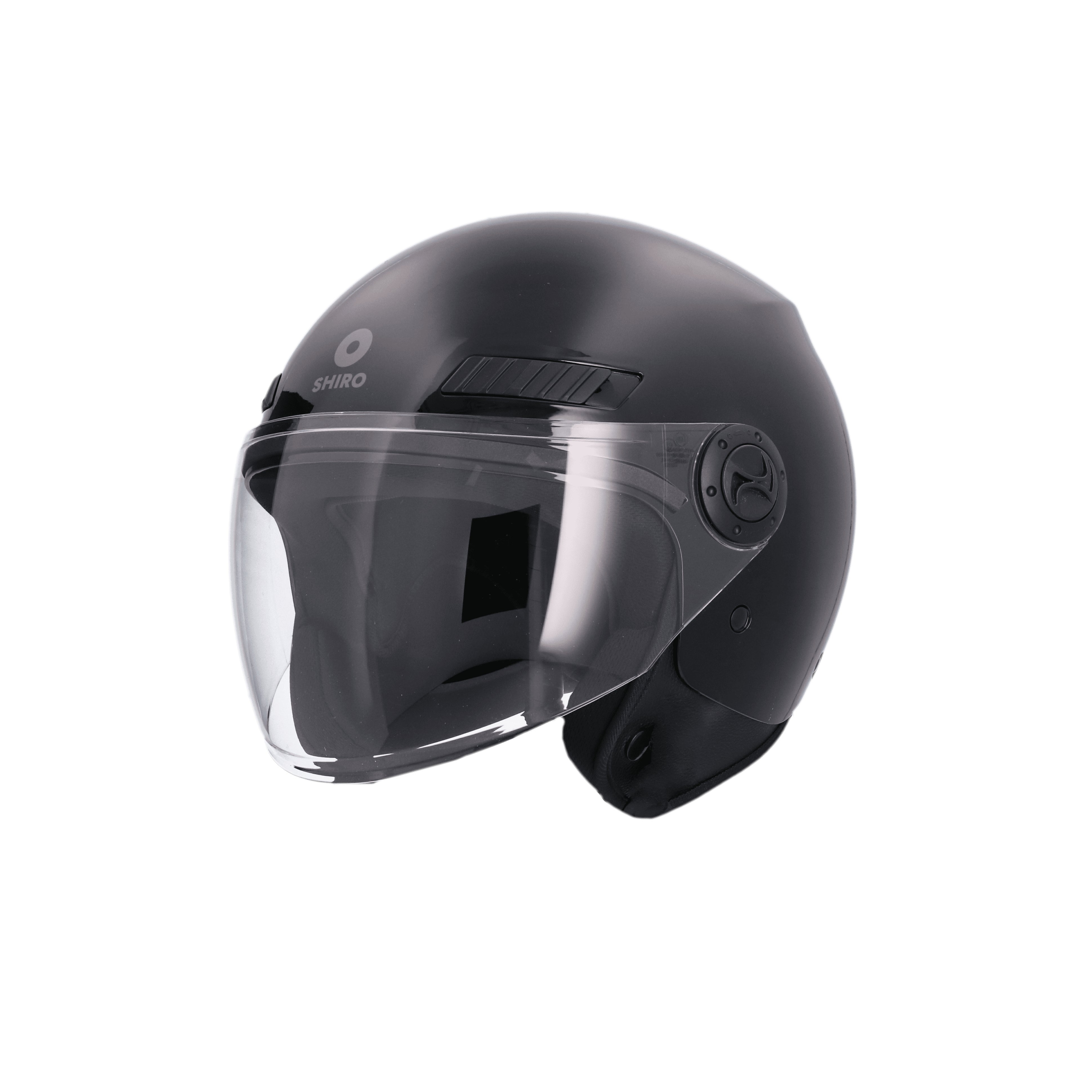 SHIRO CASCO SH-62 KIOTO MONOCOLOR NEGRO - SECURTEX MOTOR S.L (t/a MaximoMoto)