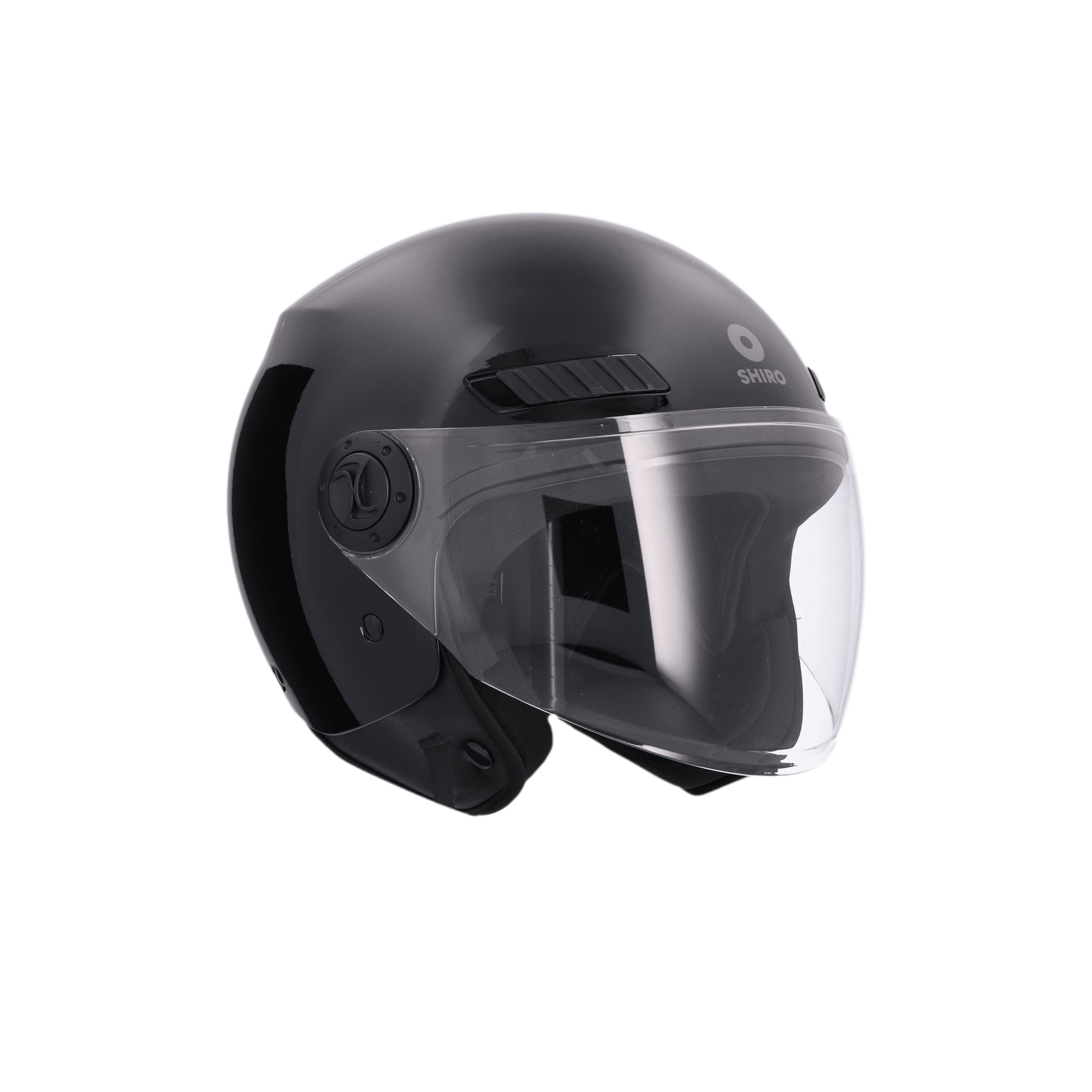 SHIRO CASCO SH-62 KIOTO MONOCOLOR NEGRO - SECURTEX MOTOR S.L (t/a MaximoMoto)