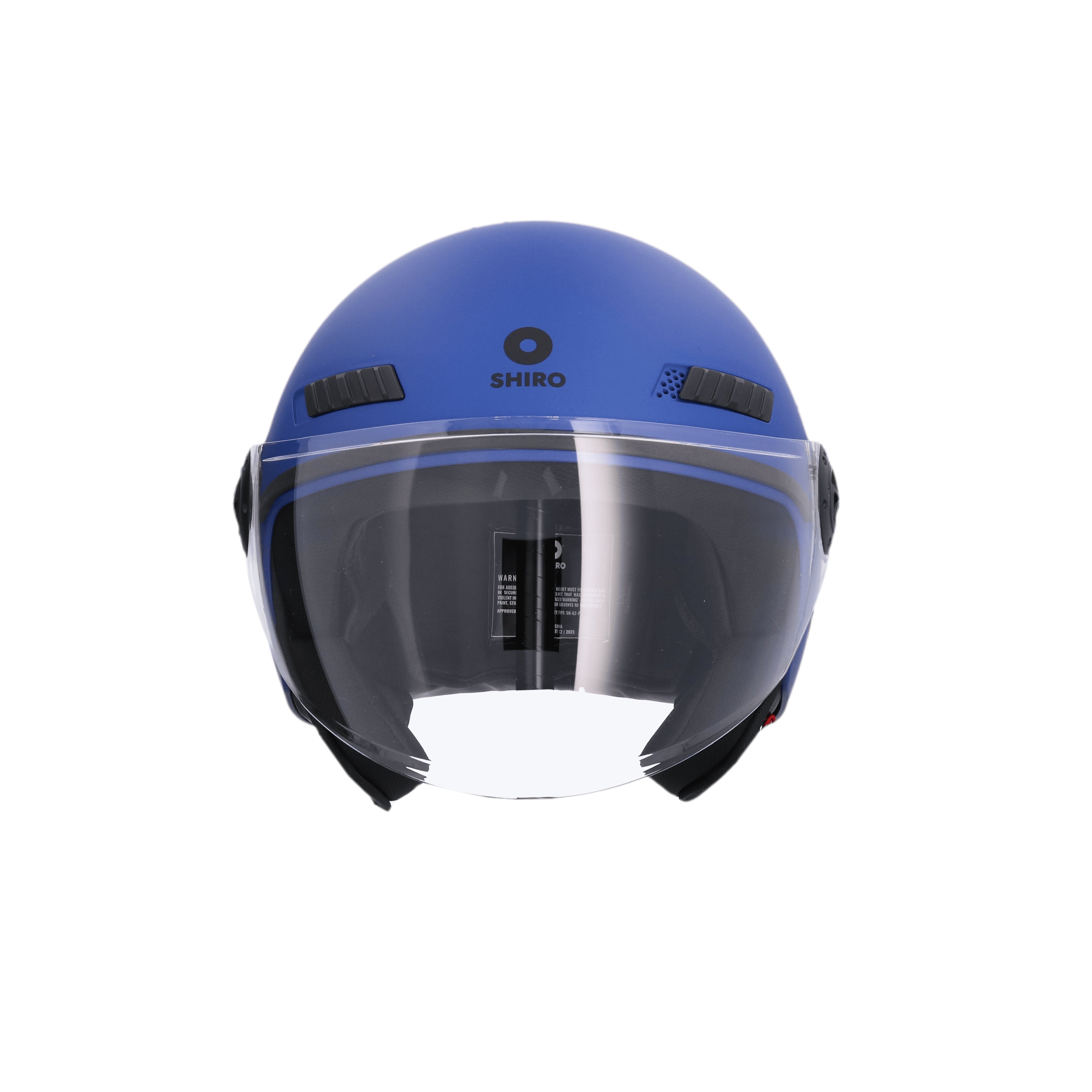 SHIRO CASCO SH-62 KIOTO MONOCOLOR AZUL MATE - SECURTEX MOTOR S.L (t/a MaximoMoto)