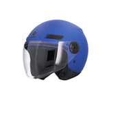 SHIRO CASCO SH-62 KIOTO MONOCOLOR AZUL MATE