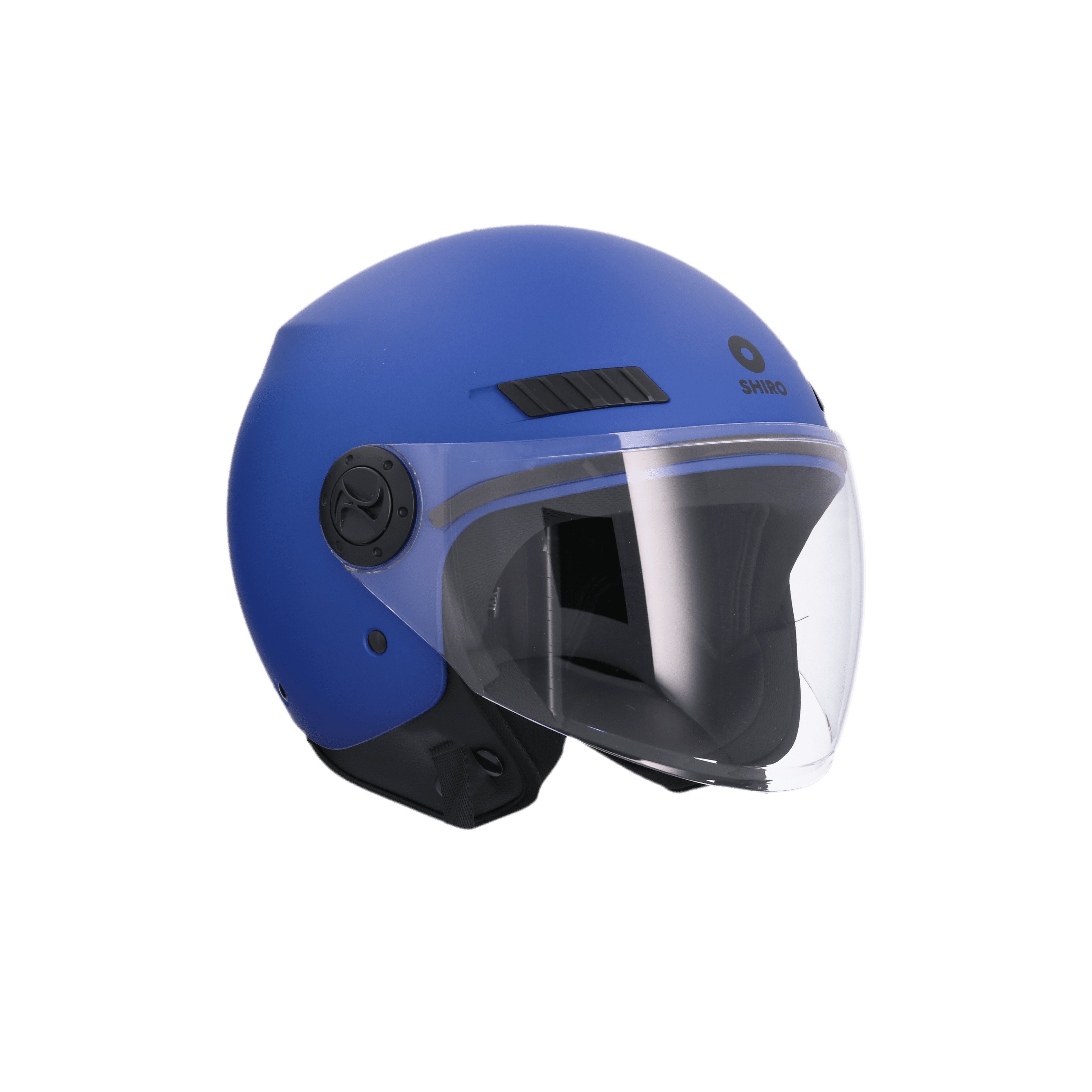 SHIRO CASCO SH-62 KIOTO MONOCOLOR AZUL MATE - SECURTEX MOTOR S.L (t/a MaximoMoto)