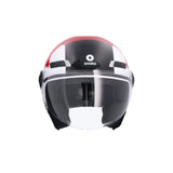 SHIRO CASCO KIOTO KALOS BLANCOROJO