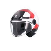 SHIRO CASCO KIOTO KALOS BLANCOROJO