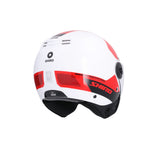 SHIRO CASCO KIOTO KALOS BLANCOROJO