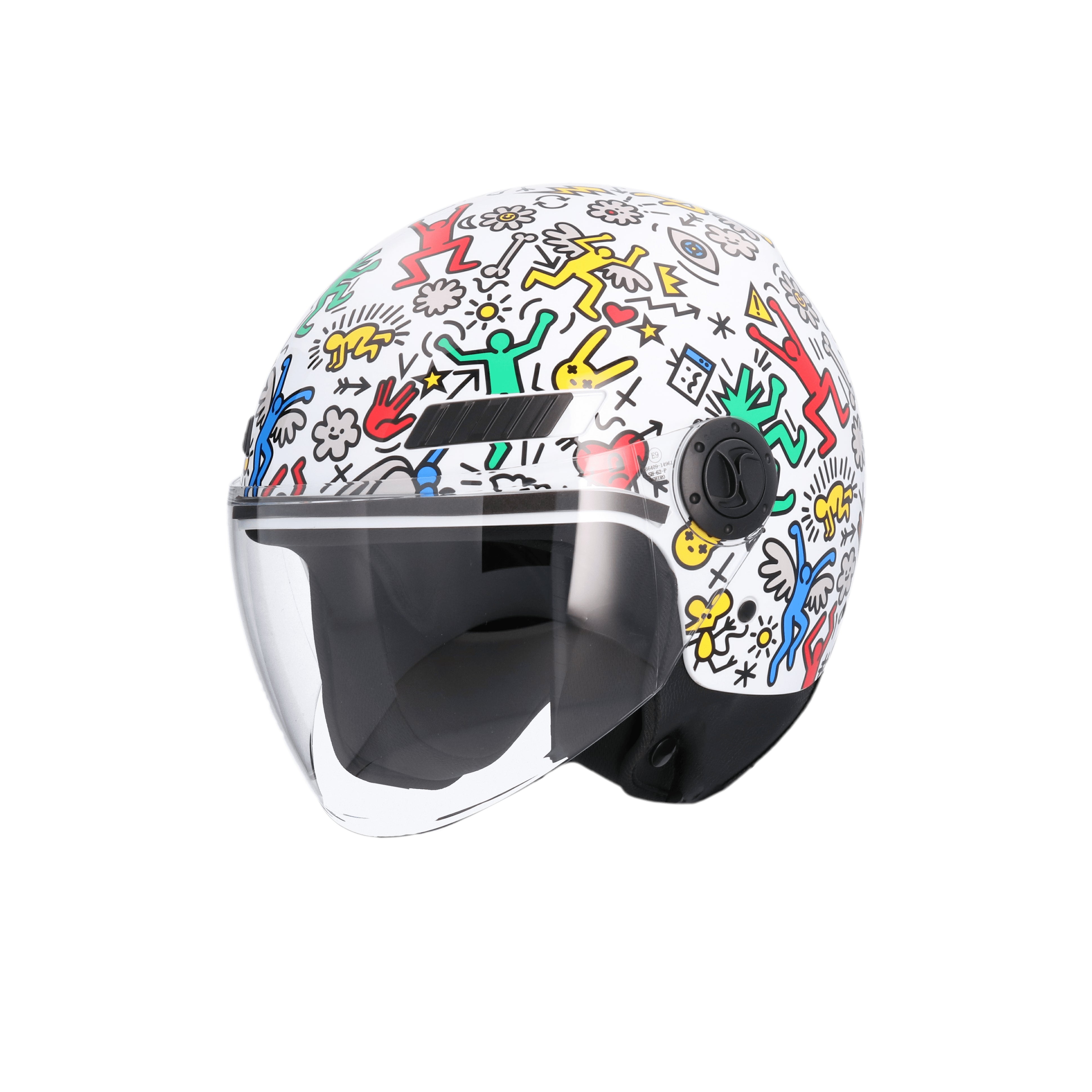 SHIRO CASCO KIOTO DOODLE LIVE MULTICOLOR - SECURTEX MOTOR S.L (t/a MaximoMoto)