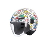 SHIRO CASCO KIOTO DOODLE LIVE MULTICOLOR - SECURTEX MOTOR S.L (t/a MaximoMoto)