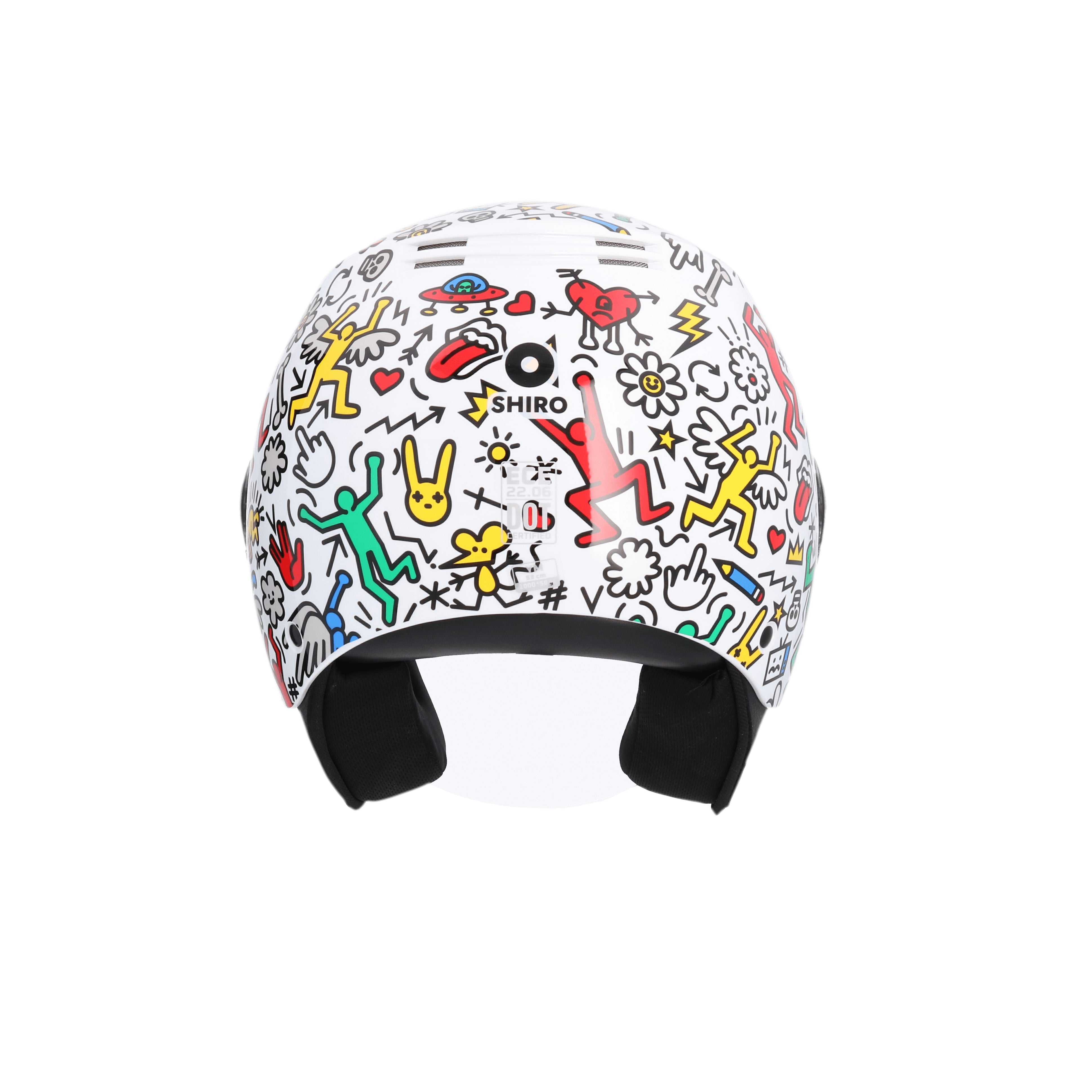 SHIRO CASCO KIOTO DOODLE LIVE MULTICOLOR