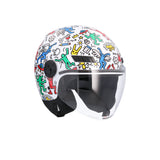 SHIRO CASCO KIOTO DOODLE LIVE MULTICOLOR