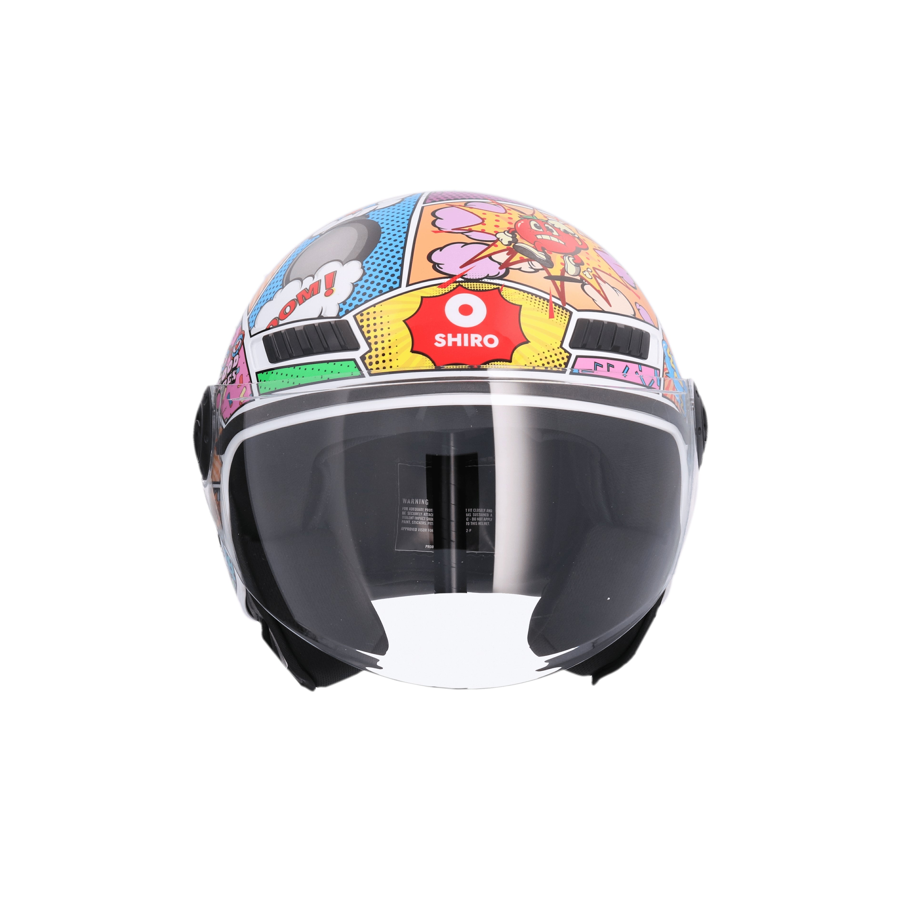 SHIRO CASCO KIOTO COMIC MULTICOLOR - SECURTEX MOTOR S.L (t/a MaximoMoto)