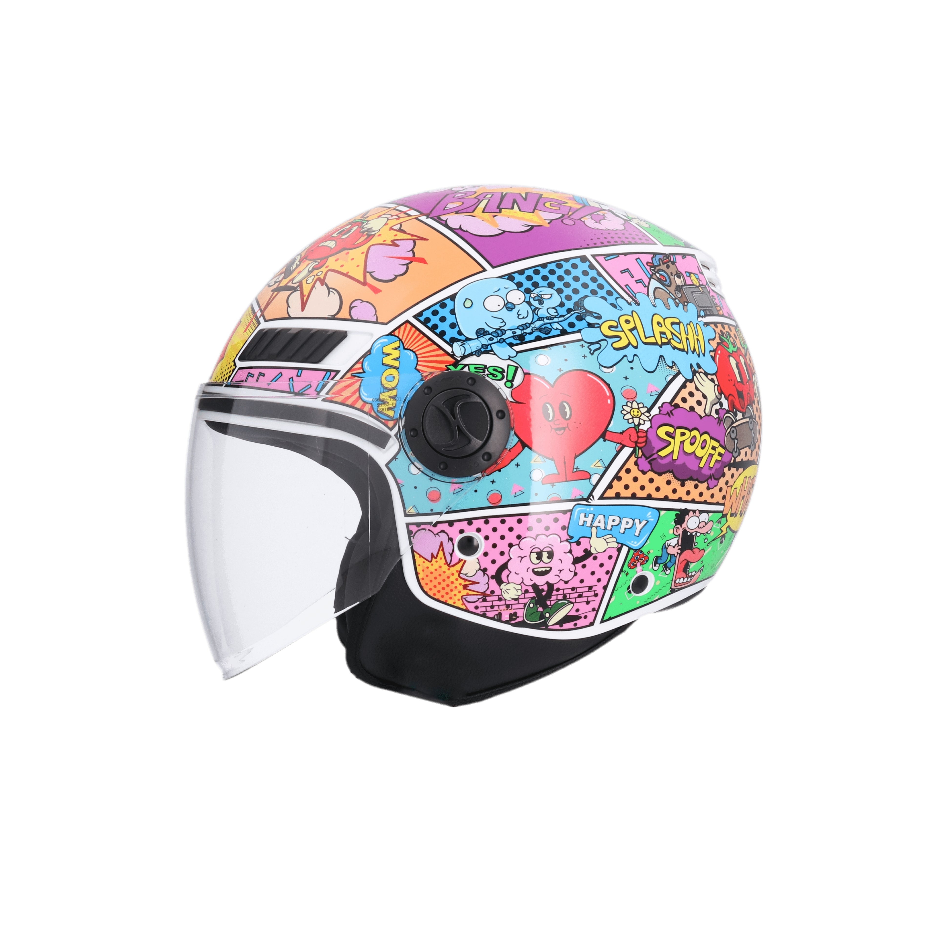 SHIRO CASCO KIOTO COMIC MULTICOLOR - SECURTEX MOTOR S.L (t/a MaximoMoto)