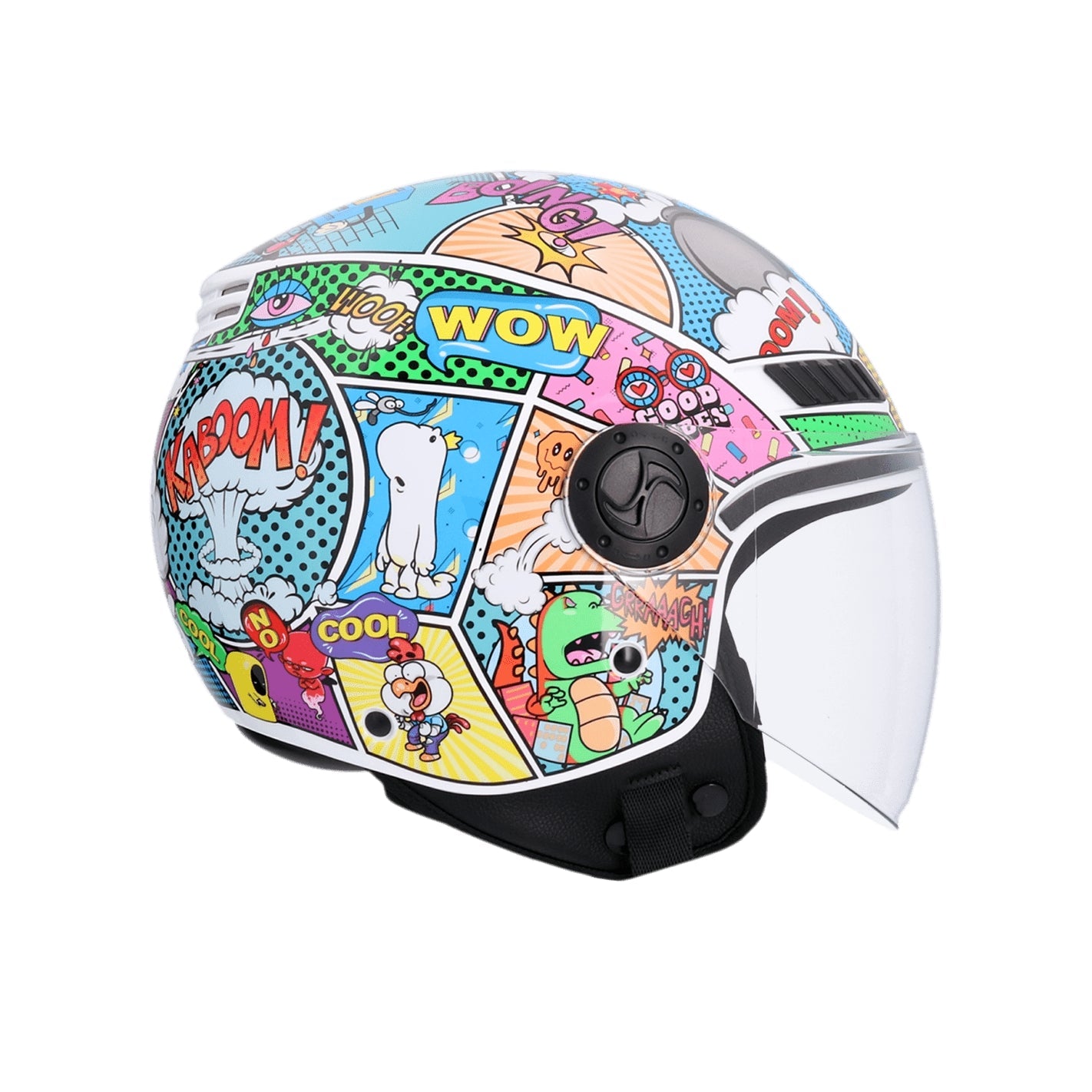SHIRO CASCO KIOTO COMIC MULTICOLOR - SECURTEX MOTOR S.L (t/a MaximoMoto)