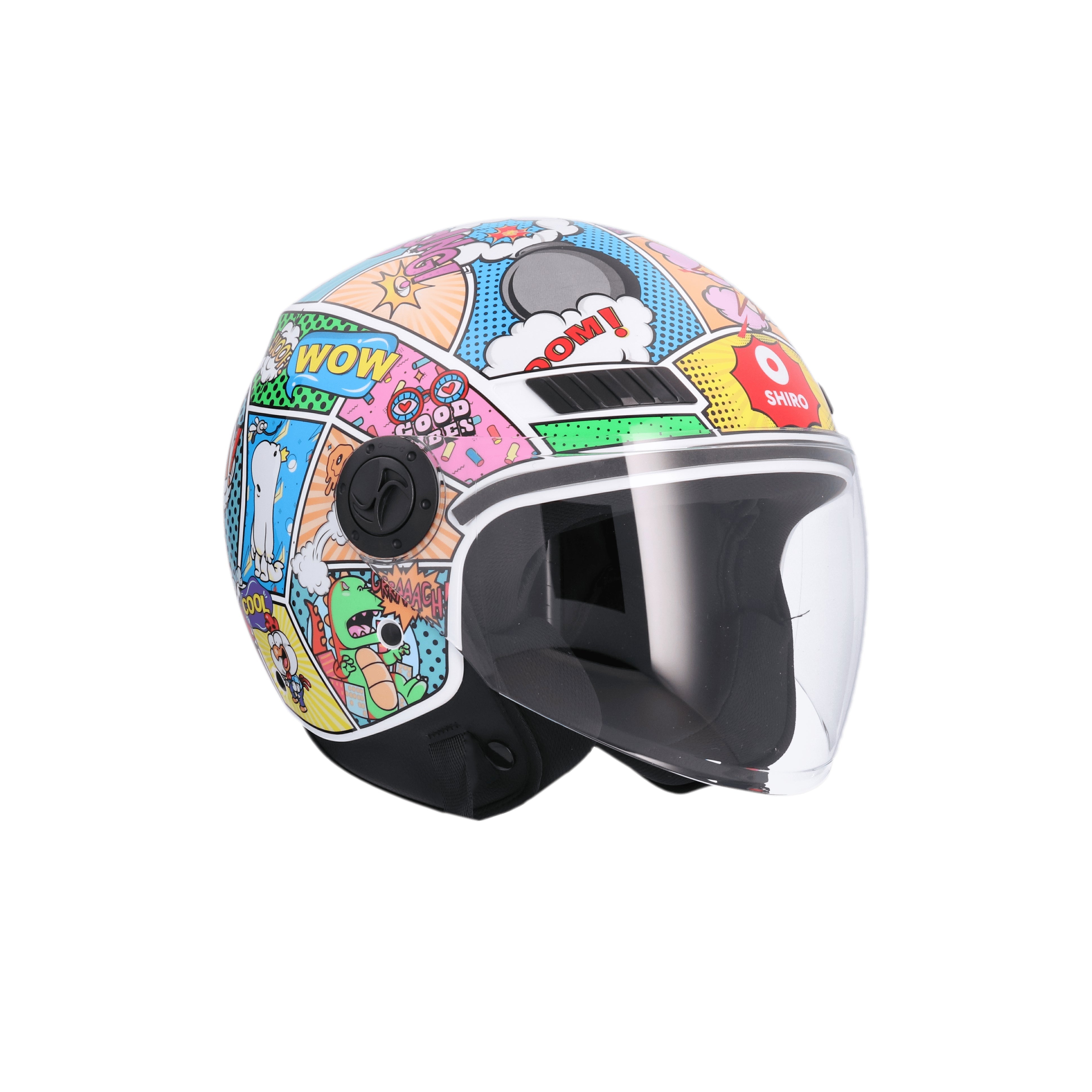 SHIRO CASCO KIOTO COMIC MULTICOLOR - SECURTEX MOTOR S.L (t/a MaximoMoto)