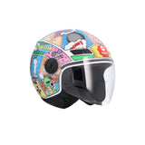 SHIRO CASCO KIOTO COMIC MULTICOLOR - SECURTEX MOTOR S.L (t/a MaximoMoto)