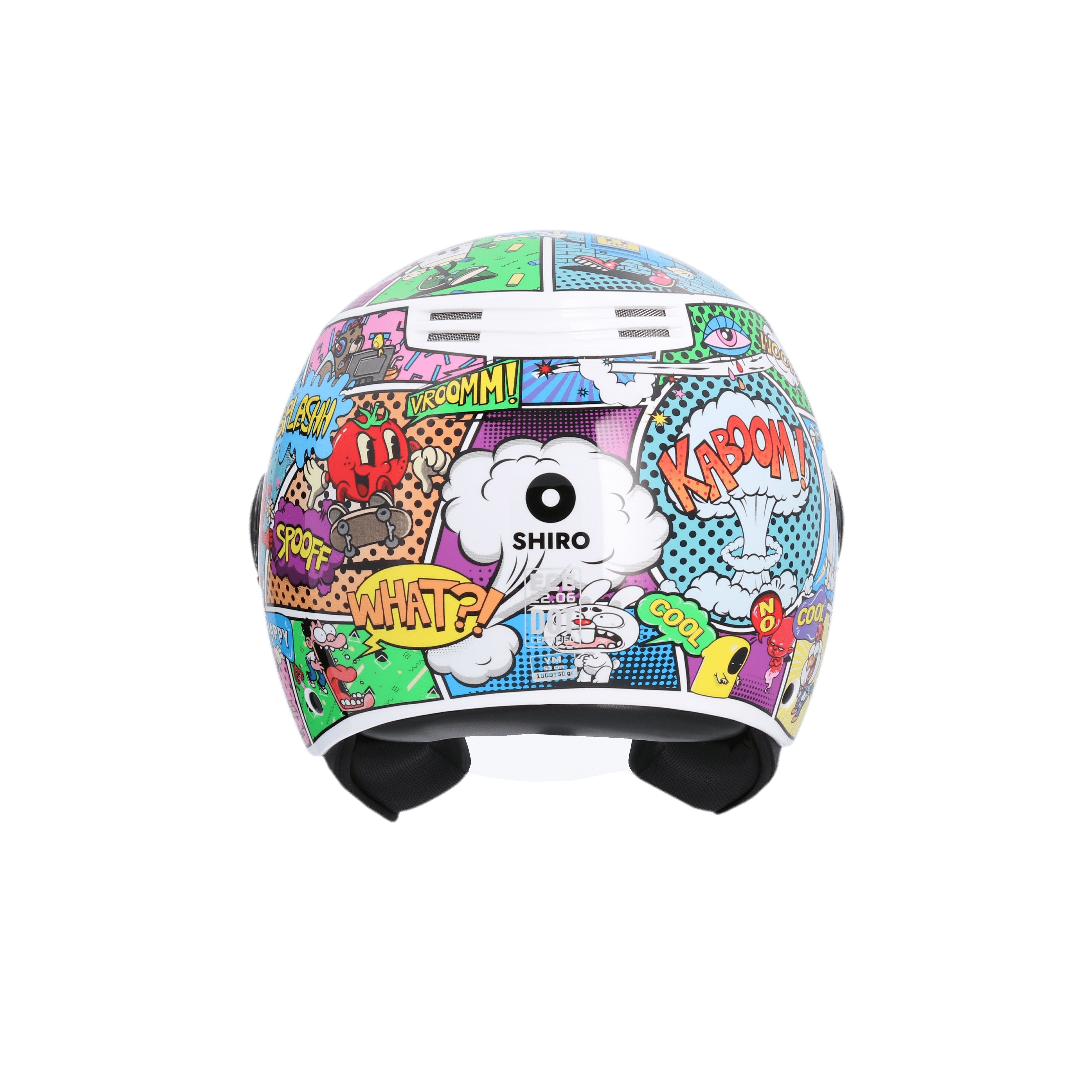 SHIRO CASCO KIOTO COMIC MULTICOLOR - SECURTEX MOTOR S.L (t/a MaximoMoto)