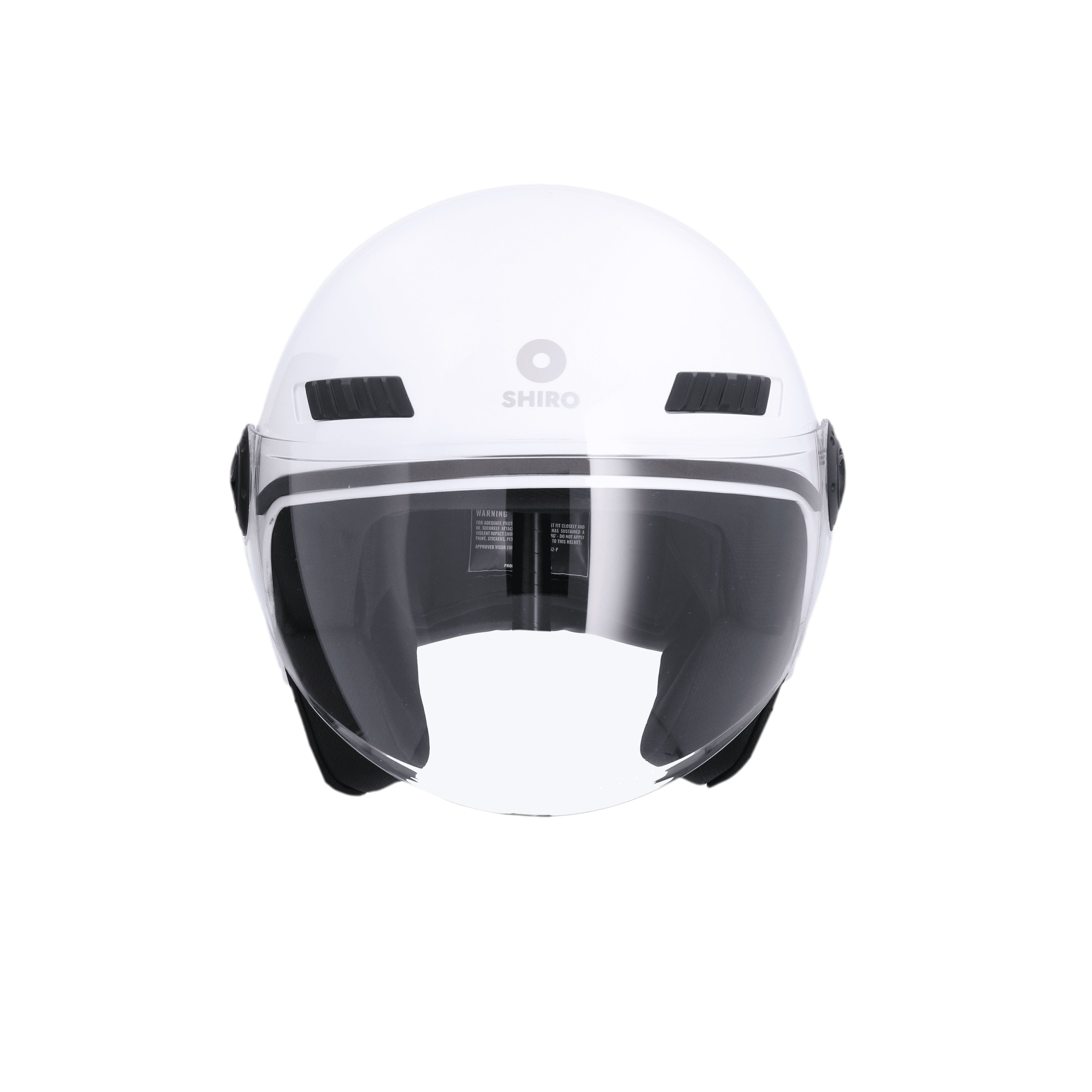 SHIRO CASCO SH-62 KIOTO MONOCOLOR BLANCO - SECURTEX MOTOR S.L (t/a MaximoMoto)
