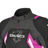 BELA - Chaqueta Textil Elanur Lady Negro/Antracita/Rosa - SECURTEX MOTOR S.L (t/a MaximoMoto)