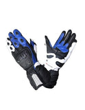 R-TECH - Guante Piel Hawk Negro/Azul - SECURTEX MOTOR S.L (t/a MaximoMoto)
