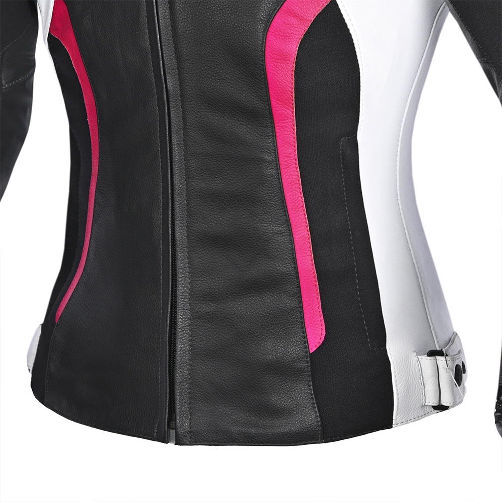 R-TECH - Chaqueta Tom Rider Lady Negro/Blanco/Fuschia - SECURTEX MOTOR S.L (t/a MaximoMoto)