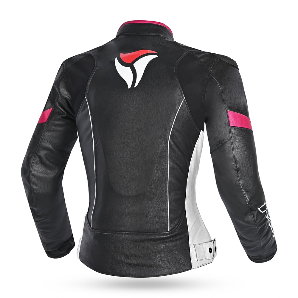 R-TECH - Chaqueta Tom Rider Lady Negro/Blanco/Fuschia - SECURTEX MOTOR S.L (t/a MaximoMoto)