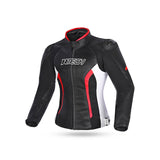 R-TECH - Chaqueta Tom Rider Lady Negro/Blanco/Rojo - SECURTEX MOTOR S.L (t/a MaximoMoto)