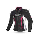 R-TECH - Chaqueta Tom Rider Lady Negro/Blanco/Fuschia - SECURTEX MOTOR S.L (t/a MaximoMoto)