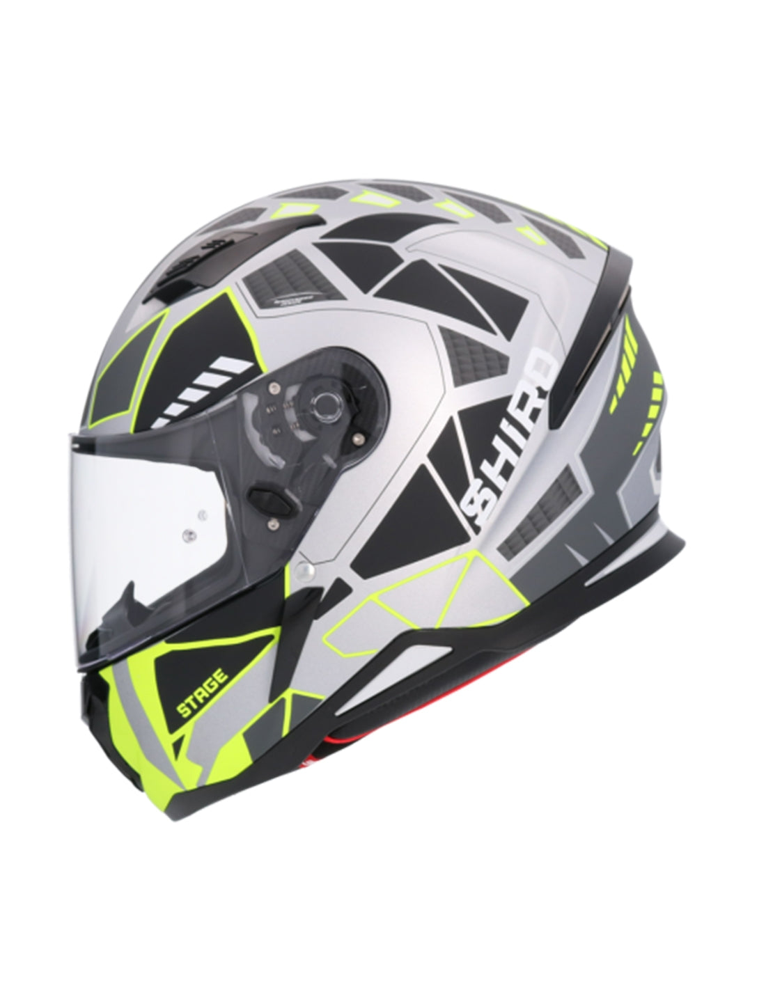SHIRO CASCO HUNTER SH-890 EDGE PLATA MATE - SECURTEX MOTOR S.L (t/a MaximoMoto)