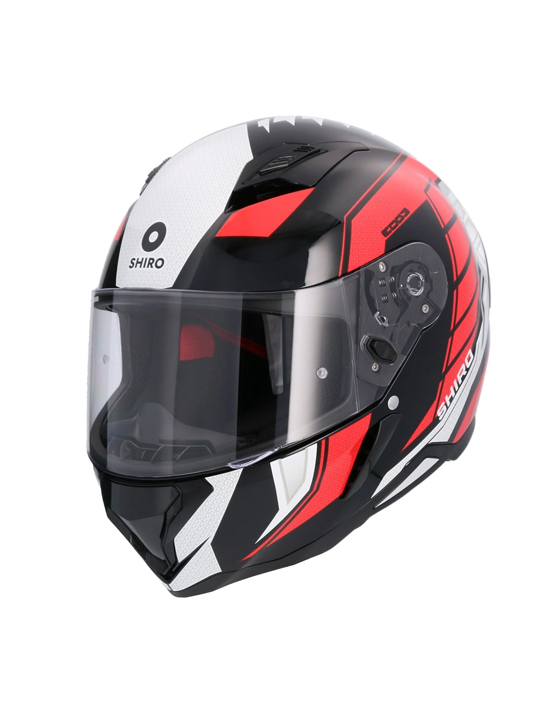 SHIRO CASCO HUNTER SH-890 EDGE NEGRO_ROJO - SECURTEX MOTOR S.L (t/a MaximoMoto)