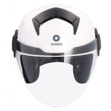 SHIRO CASCO ATENAS MONOCOLOR BLANCO PERLA - SECURTEX MOTOR S.L (t/a MaximoMoto)