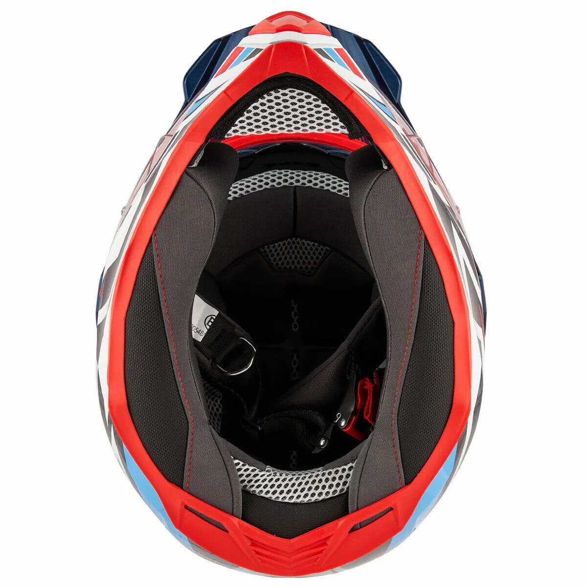 KAPPA KV30 EVO Moto Aventura Casco White Azul Rojo - CASCO