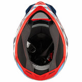 KAPPA KV30 EVO Moto Aventura Casco White Azul Rojo - CASCO