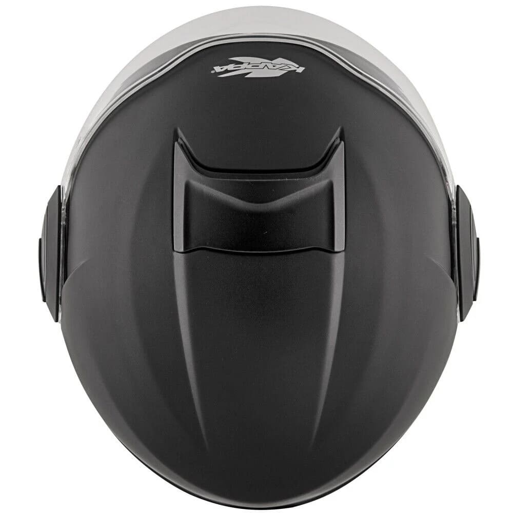 KAPPA KV37 AERODINÁMICO Moto Cara Abierta Casco Negro Mate - CASCO
