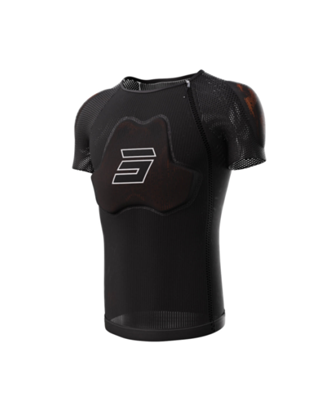 T-SHIRT SHOT RACE_D3O BLACK 2XS