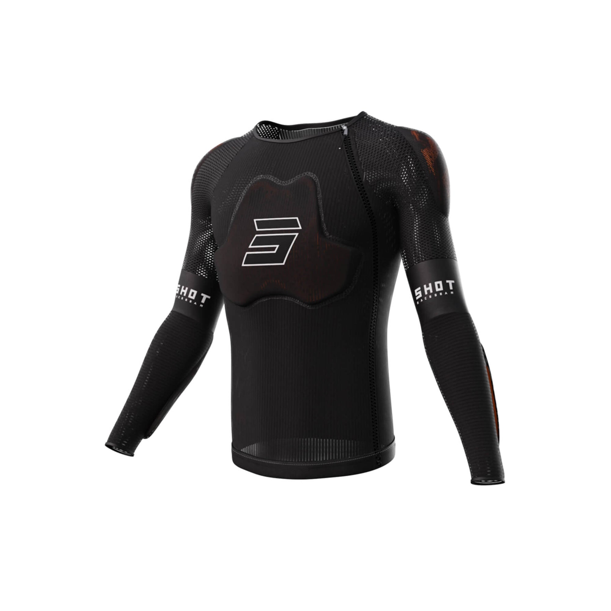 CHAQUETA SHOT RACE_D3O BLACK 2XS